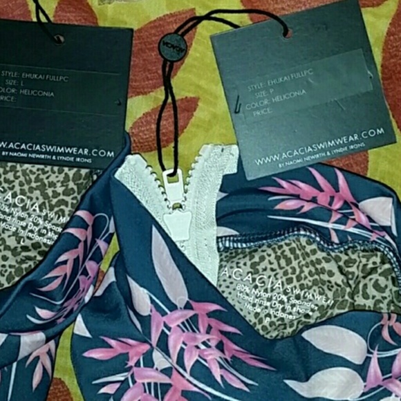 New acacia heliconia ehukai rashguard P surf suit - Picture 4 of 4